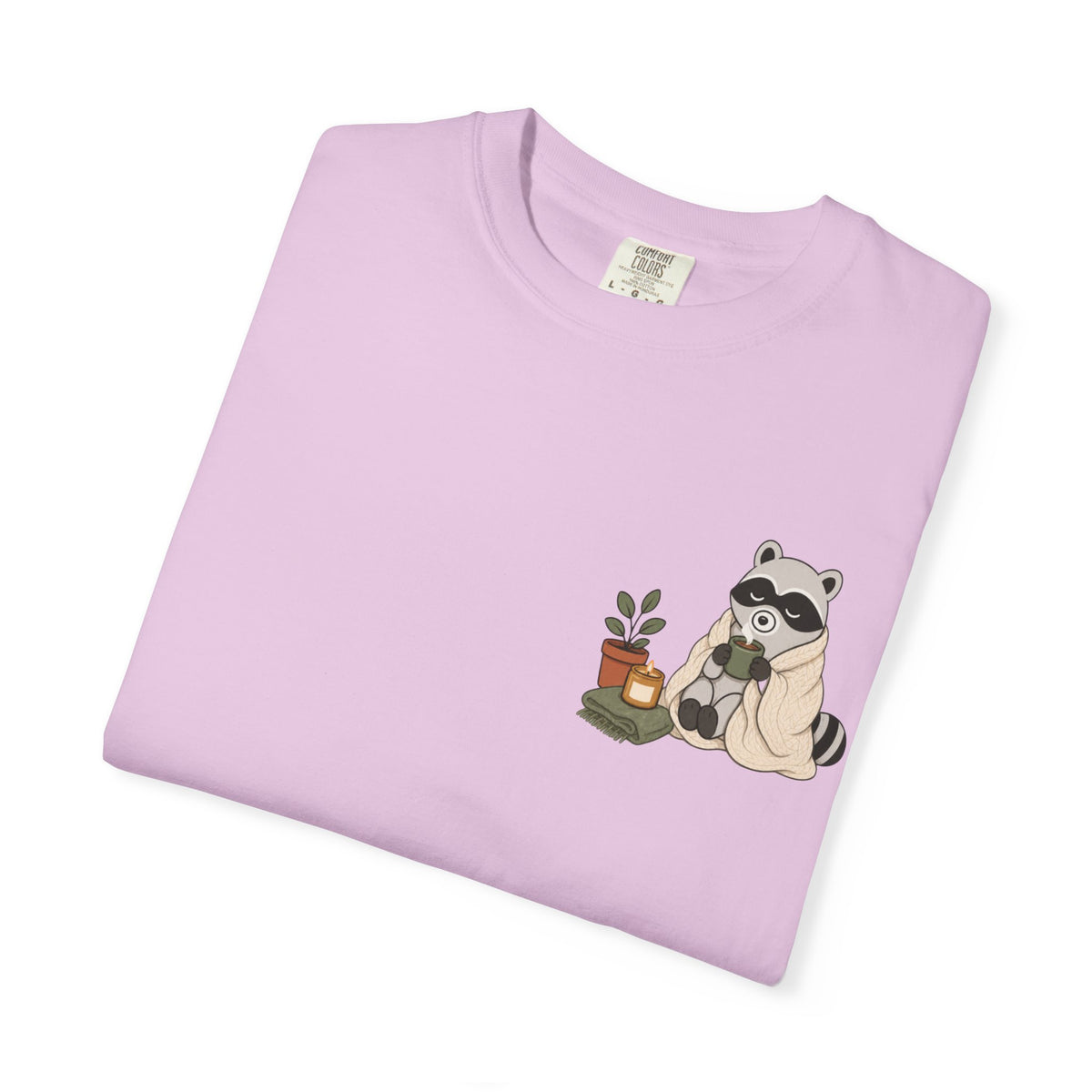 Cozy Raccoon "Officially Unbothered" T-Shirt