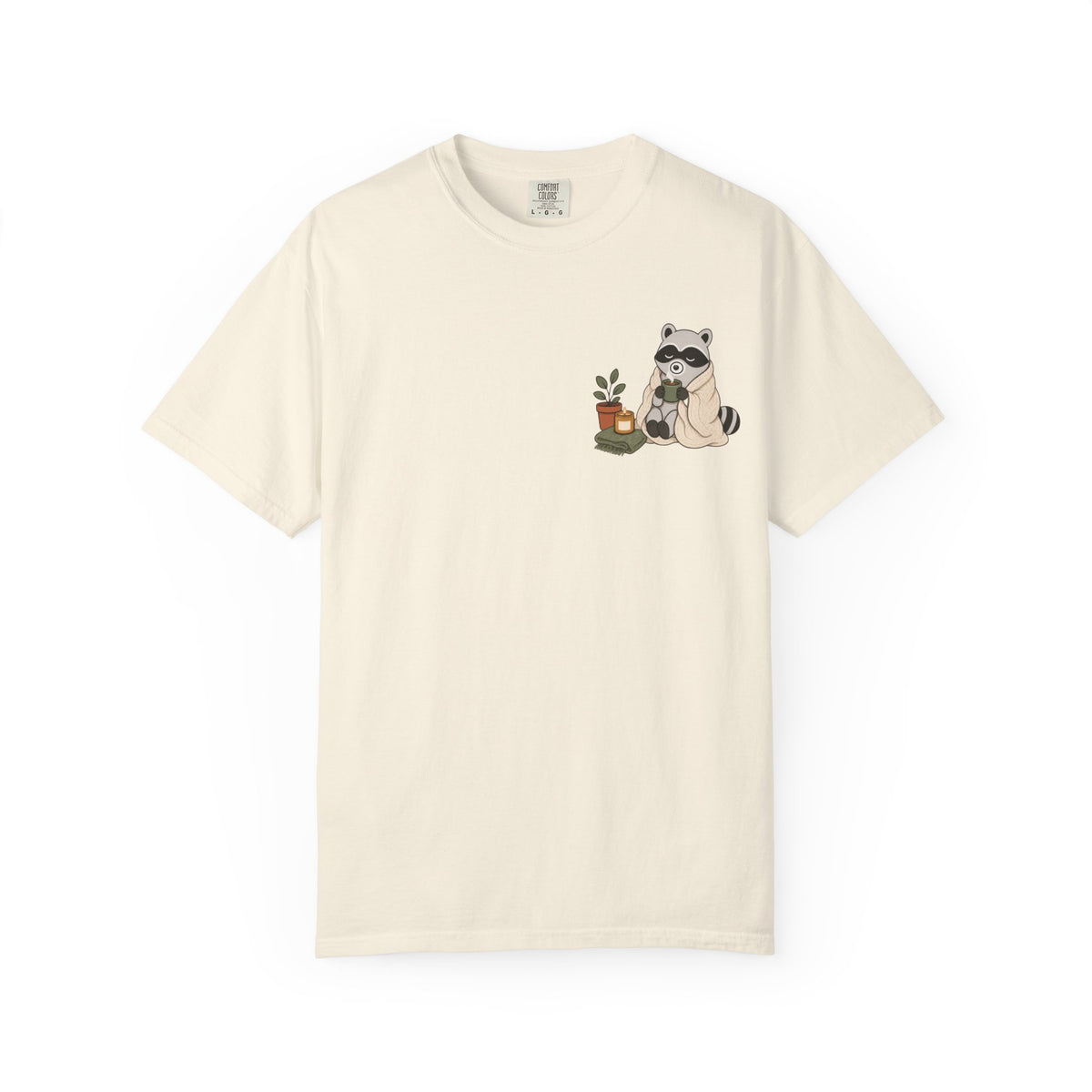 Cozy Raccoon "Officially Unbothered" T-Shirt