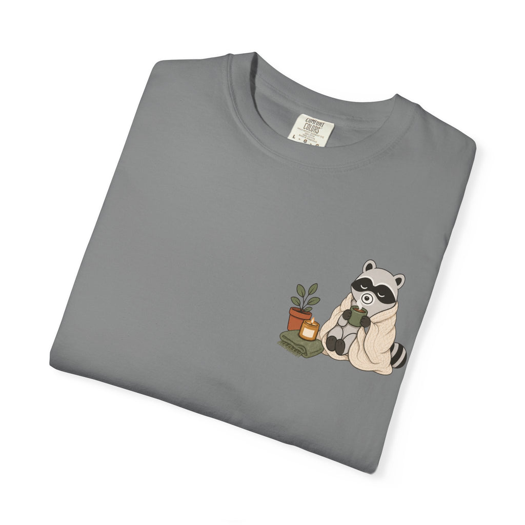 Cozy Raccoon "Officially Unbothered" T-Shirt