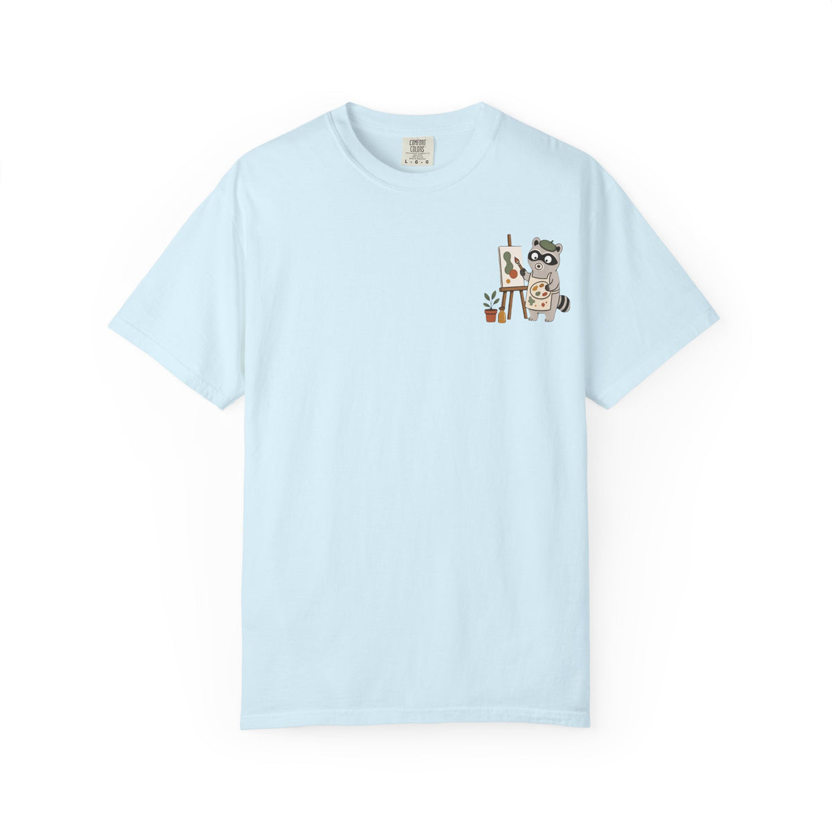 Professional Mess Maker T-Shirt — Cute Raccoon Artist Graphic Tee