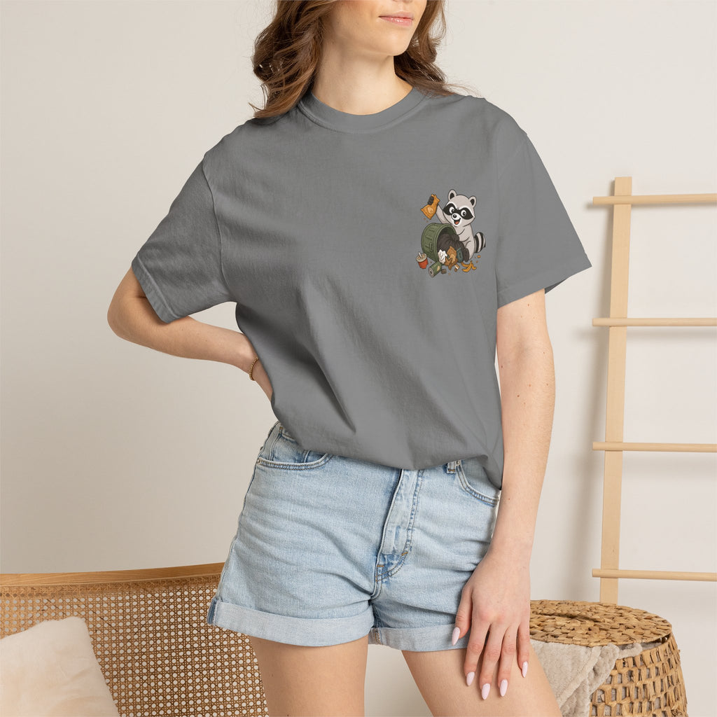 T-Shirt — "Certified Chaos Gremlin" Cute Raccoon Graphic Tee