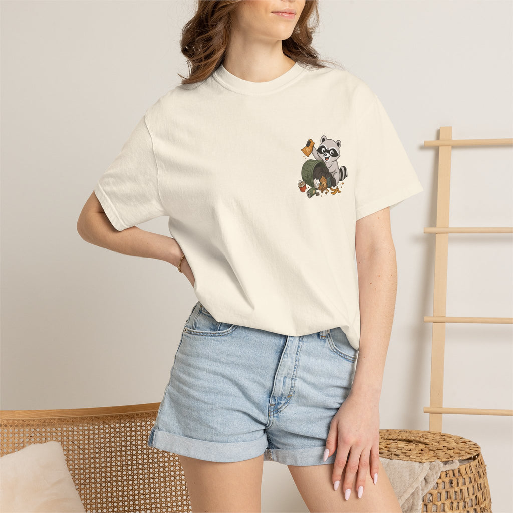 T-Shirt — "Certified Chaos Gremlin" Cute Raccoon Graphic Tee