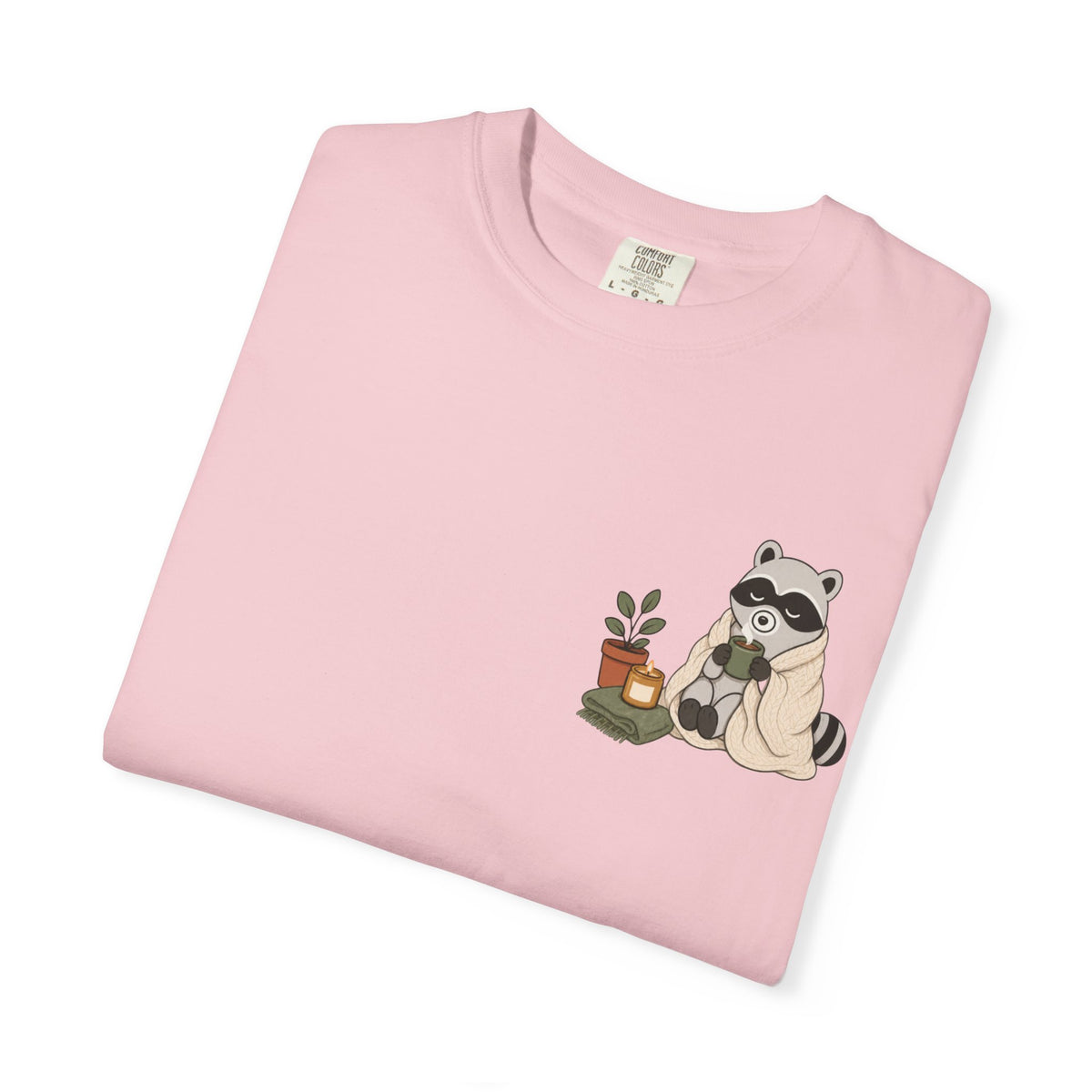 Cozy Raccoon "Officially Unbothered" T-Shirt