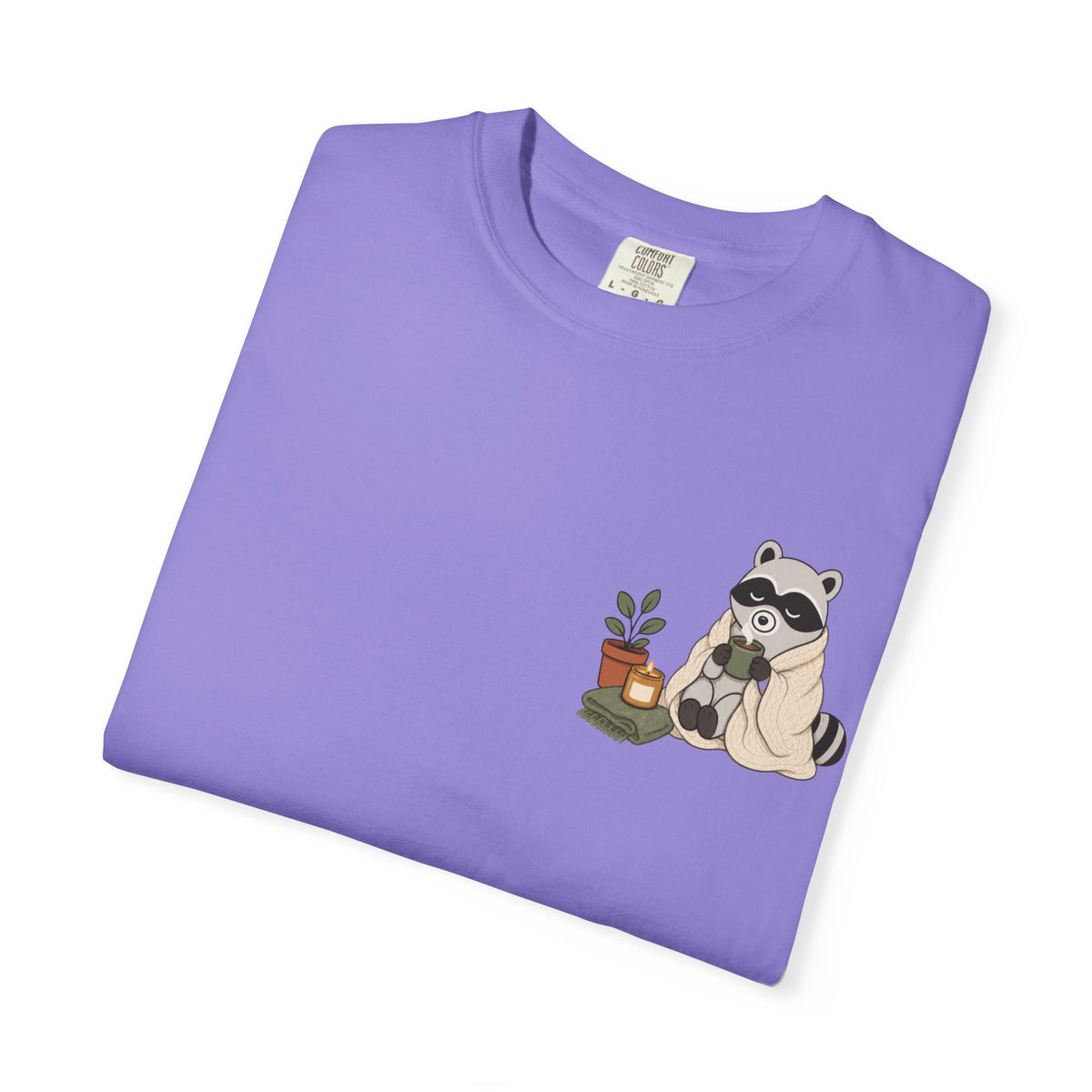 Cozy Raccoon "Officially Unbothered" T-Shirt