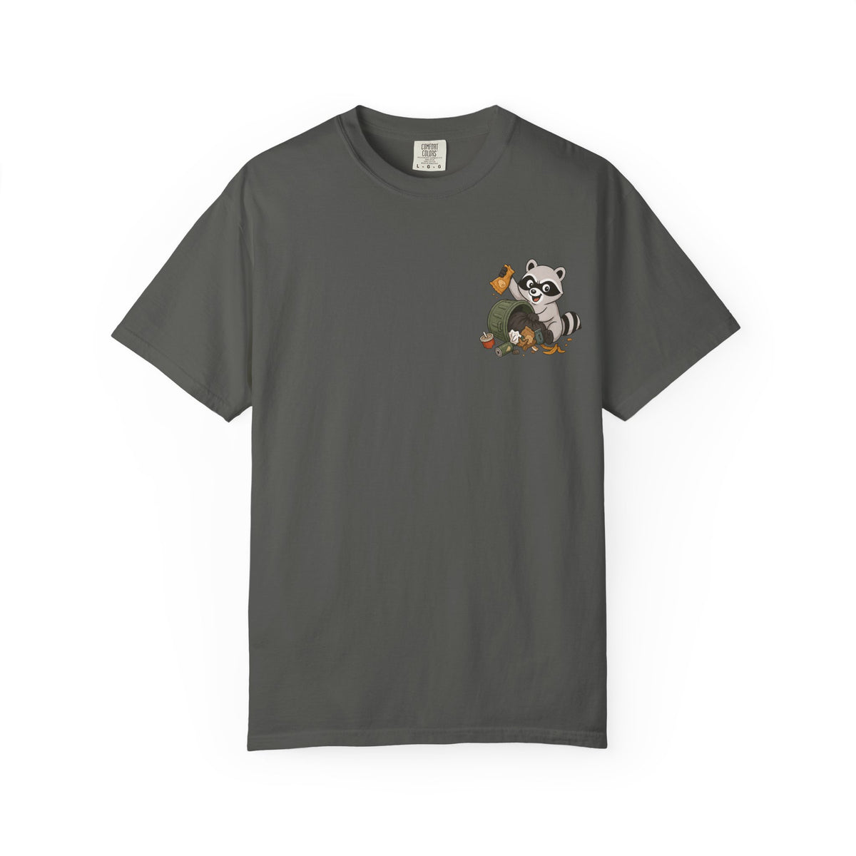 T-Shirt — "Certified Chaos Gremlin" Cute Raccoon Graphic Tee