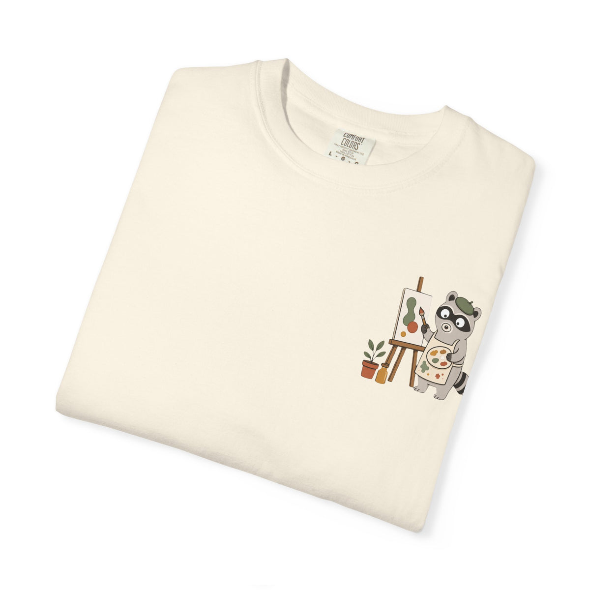 Professional Mess Maker T-Shirt — Cute Raccoon Artist Graphic Tee
