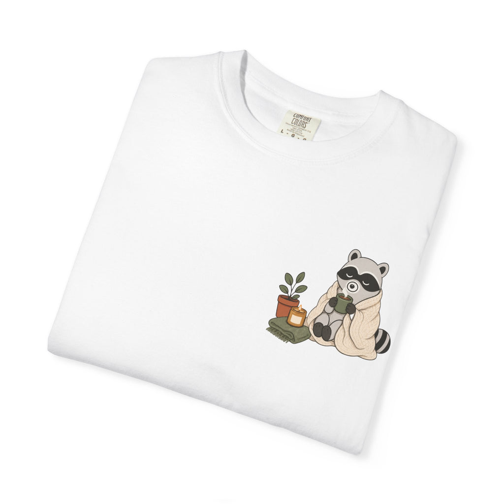 Cozy Raccoon "Officially Unbothered" T-Shirt