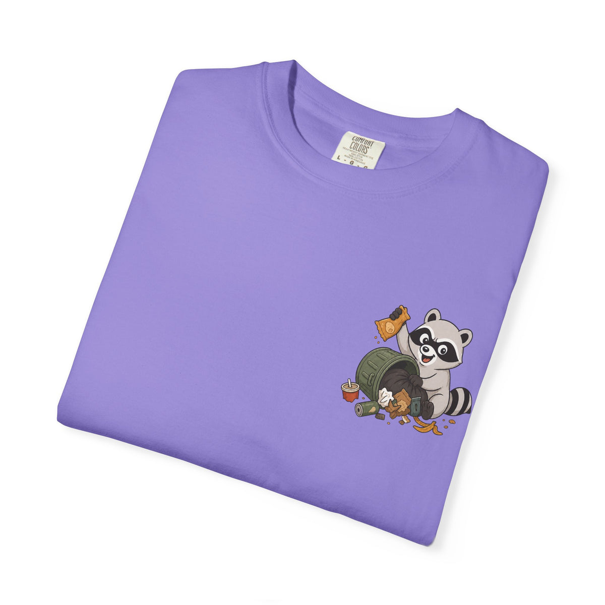 T-Shirt — "Certified Chaos Gremlin" Cute Raccoon Graphic Tee