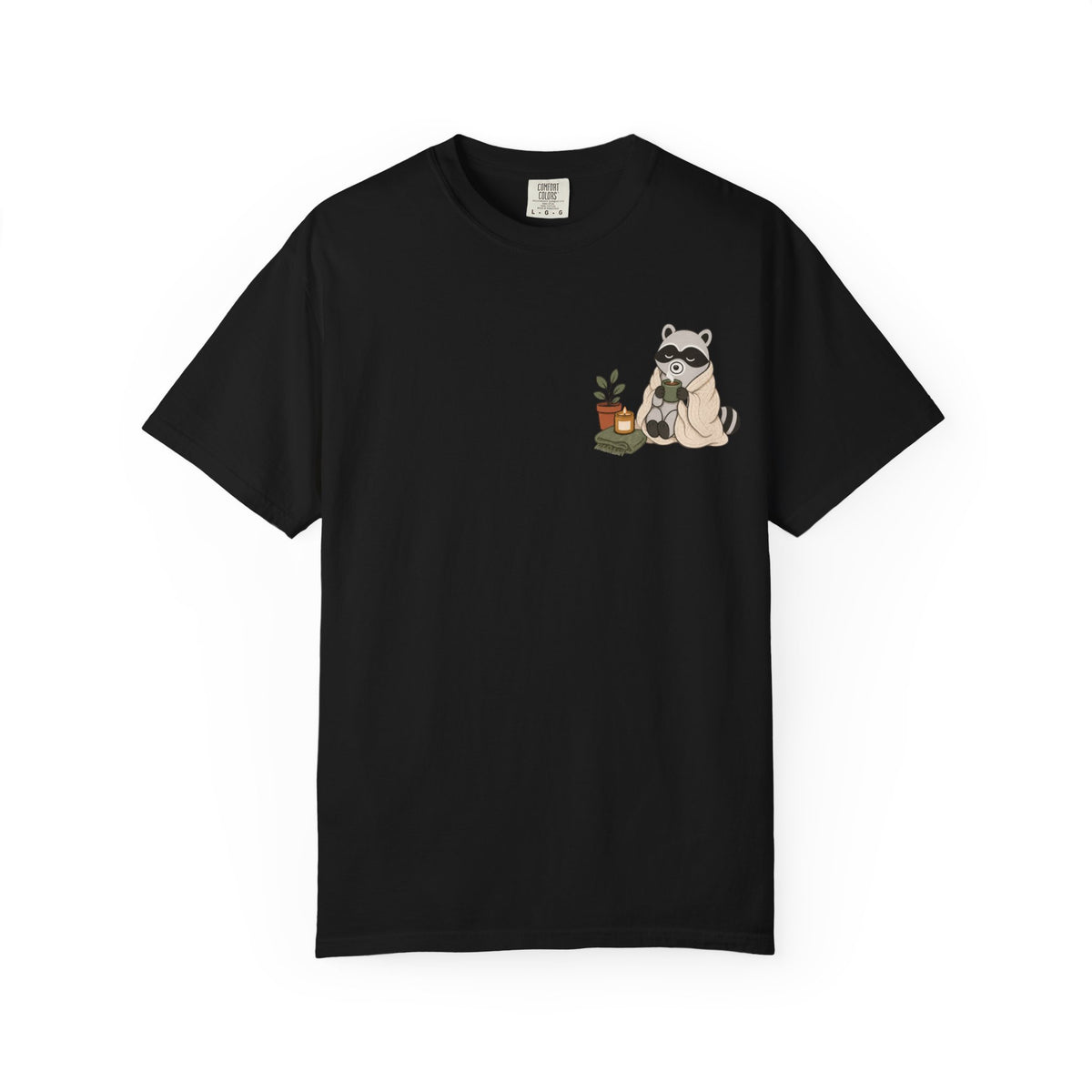 Cozy Raccoon "Officially Unbothered" T-Shirt