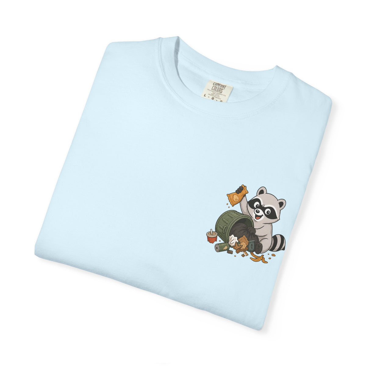 T-Shirt — "Certified Chaos Gremlin" Cute Raccoon Graphic Tee