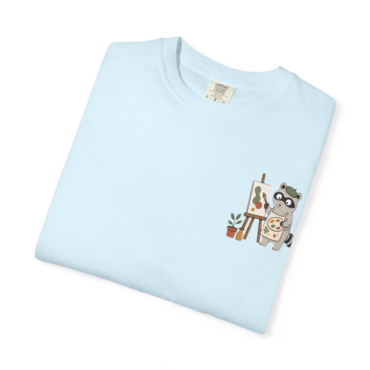 Professional Mess Maker T-Shirt — Cute Raccoon Artist Graphic Tee
