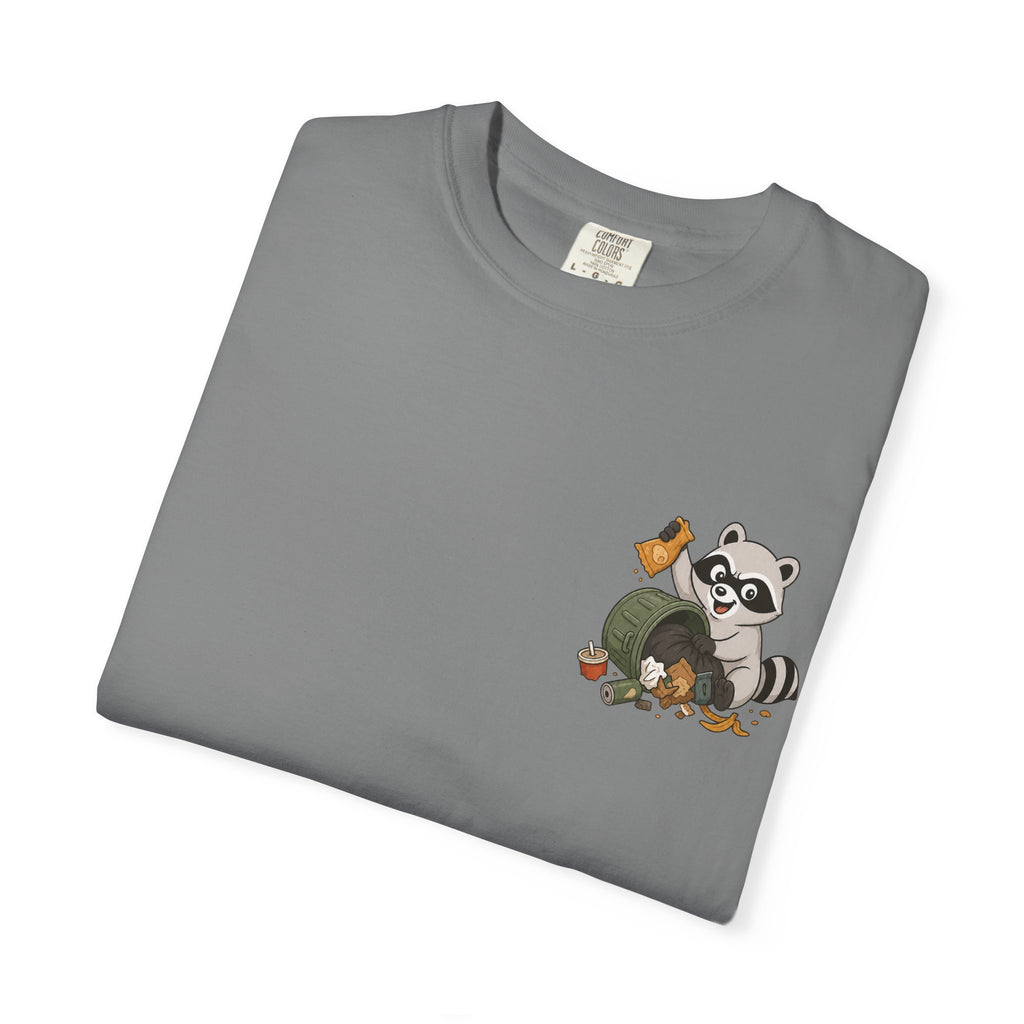 T-Shirt — "Certified Chaos Gremlin" Cute Raccoon Graphic Tee
