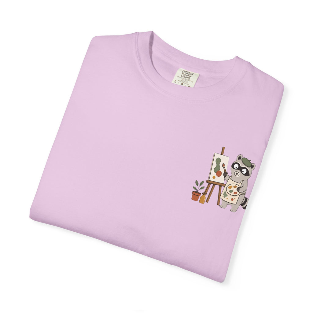 Professional Mess Maker T-Shirt — Cute Raccoon Artist Graphic Tee