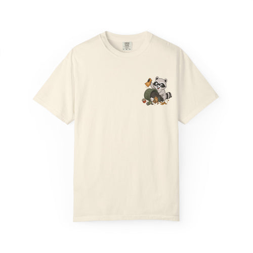 T-Shirt — "Certified Chaos Gremlin" Cute Raccoon Graphic Tee