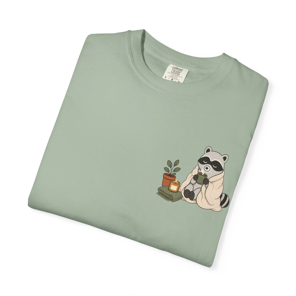 Cozy Raccoon "Officially Unbothered" T-Shirt
