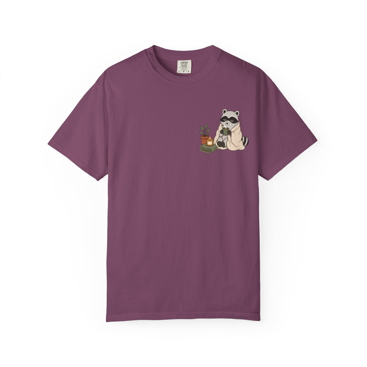 Cozy Raccoon "Officially Unbothered" T-Shirt