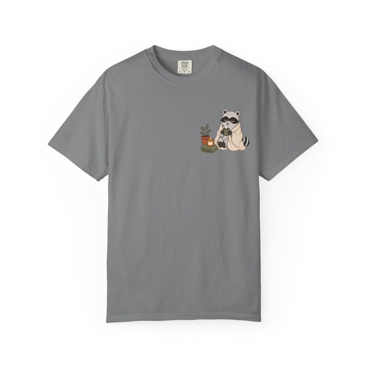 Cozy Raccoon "Officially Unbothered" T-Shirt