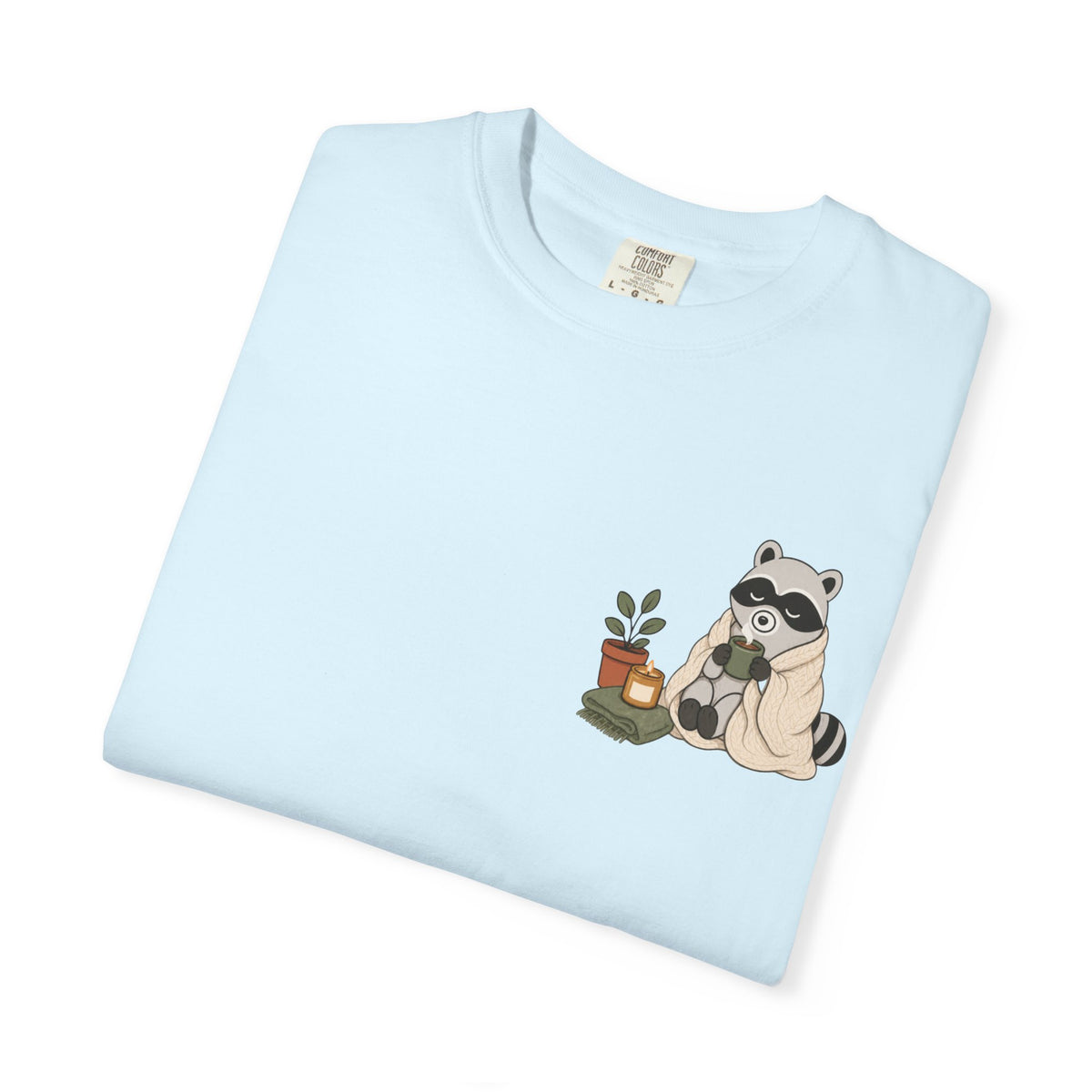 Cozy Raccoon "Officially Unbothered" T-Shirt