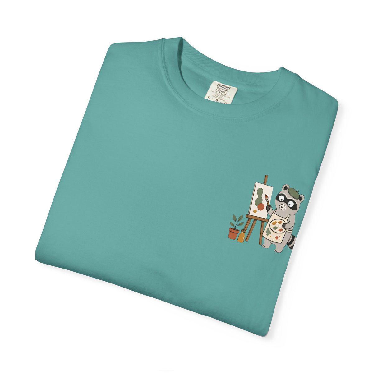 Professional Mess Maker T-Shirt — Cute Raccoon Artist Graphic Tee