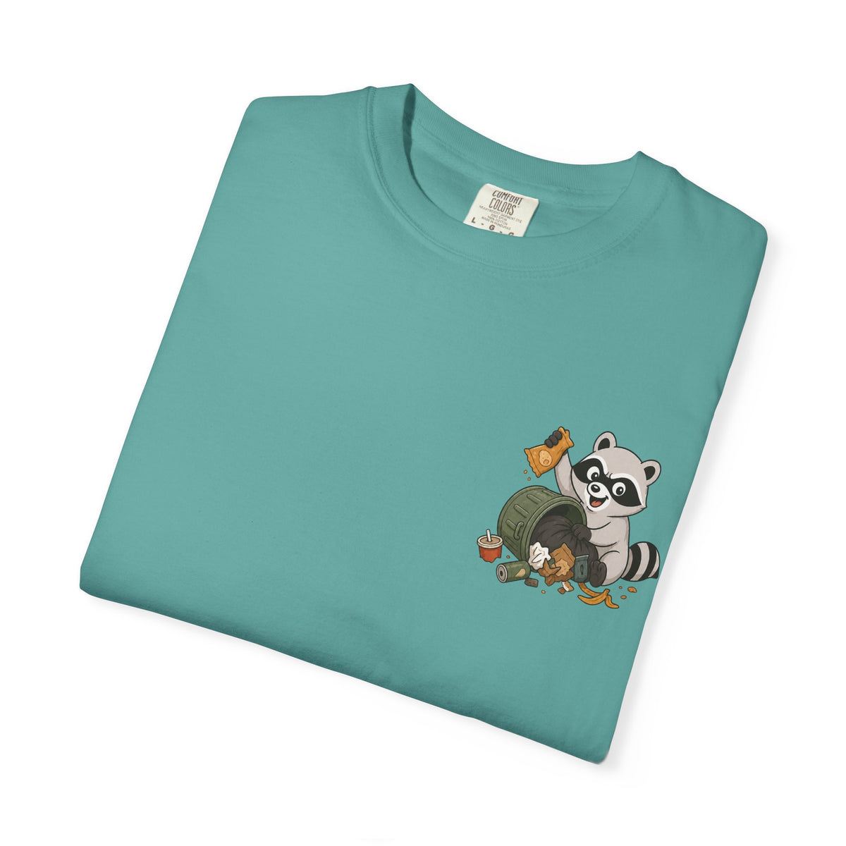 T-Shirt — "Certified Chaos Gremlin" Cute Raccoon Graphic Tee