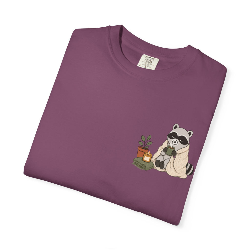 Cozy Raccoon "Officially Unbothered" T-Shirt