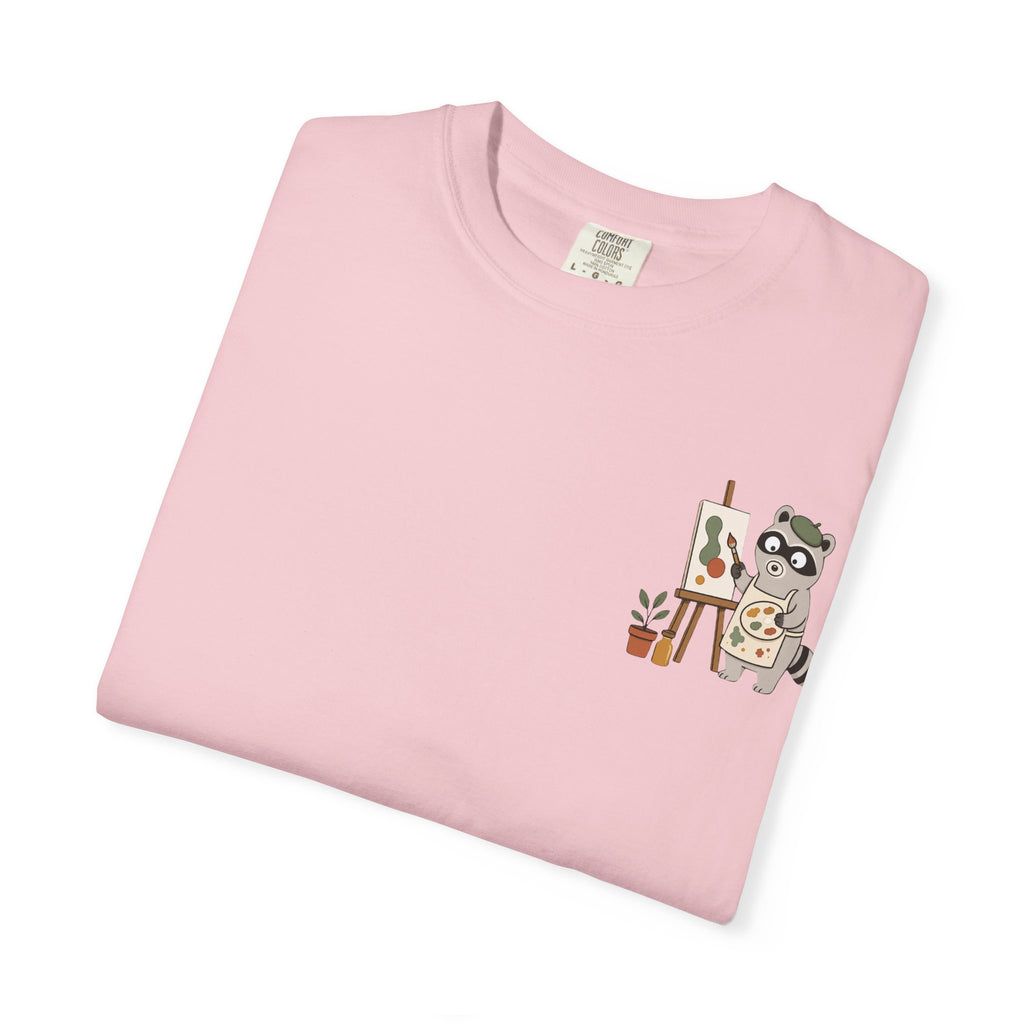Professional Mess Maker T-Shirt — Cute Raccoon Artist Graphic Tee