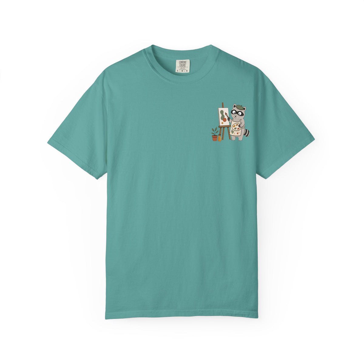 Professional Mess Maker T-Shirt — Cute Raccoon Artist Graphic Tee