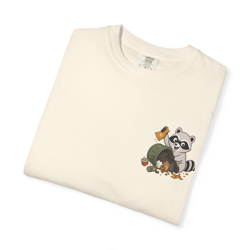 T-Shirt — "Certified Chaos Gremlin" Cute Raccoon Graphic Tee