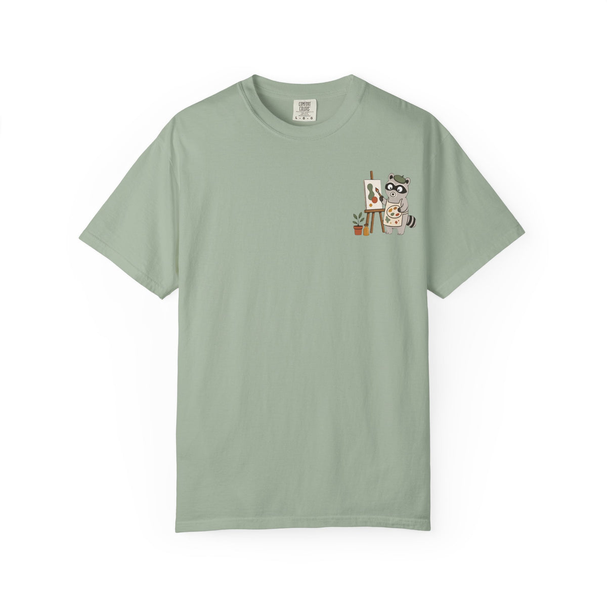 Professional Mess Maker T-Shirt — Cute Raccoon Artist Graphic Tee