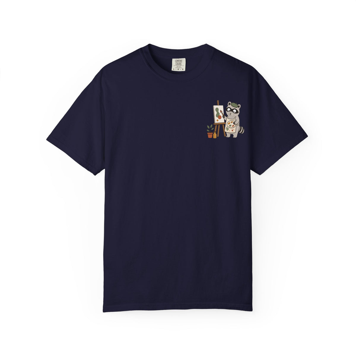 Professional Mess Maker T-Shirt — Cute Raccoon Artist Graphic Tee