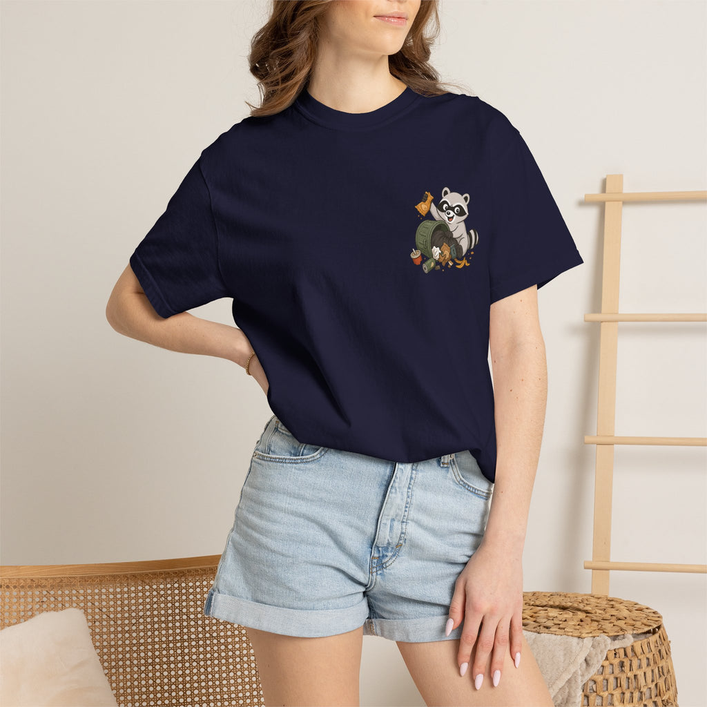 T-Shirt — "Certified Chaos Gremlin" Cute Raccoon Graphic Tee