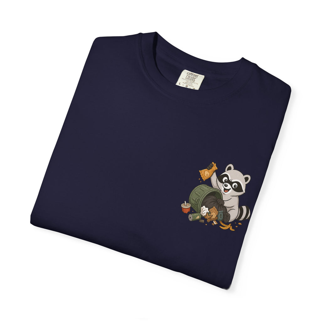 T-Shirt — "Certified Chaos Gremlin" Cute Raccoon Graphic Tee