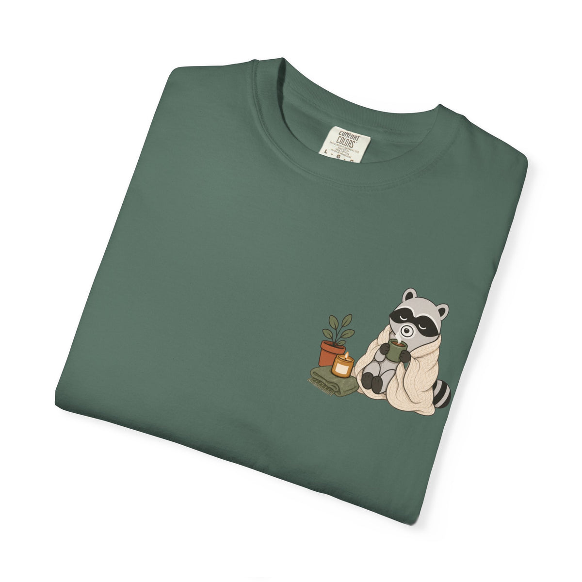 Cozy Raccoon "Officially Unbothered" T-Shirt