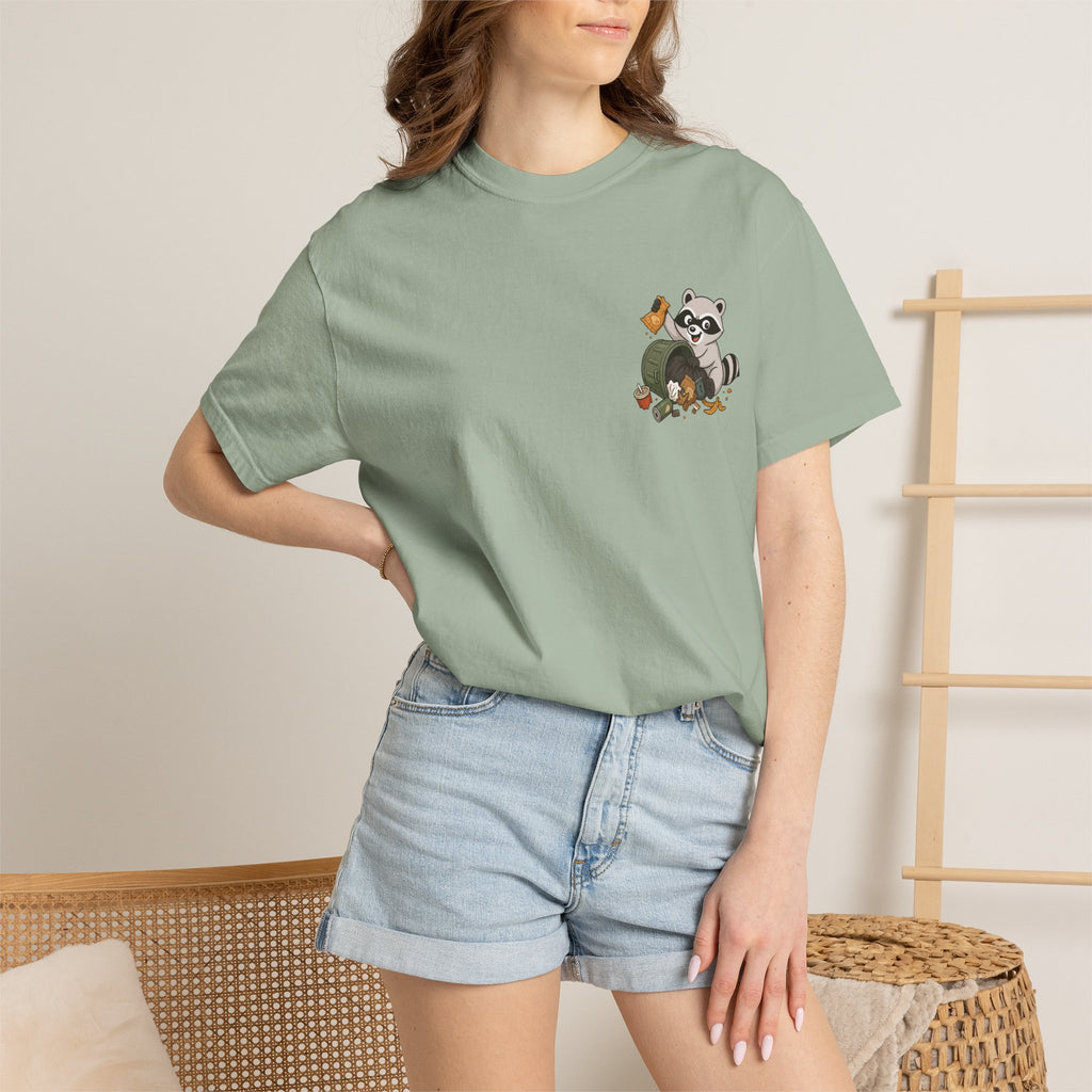 T-Shirt — "Certified Chaos Gremlin" Cute Raccoon Graphic Tee