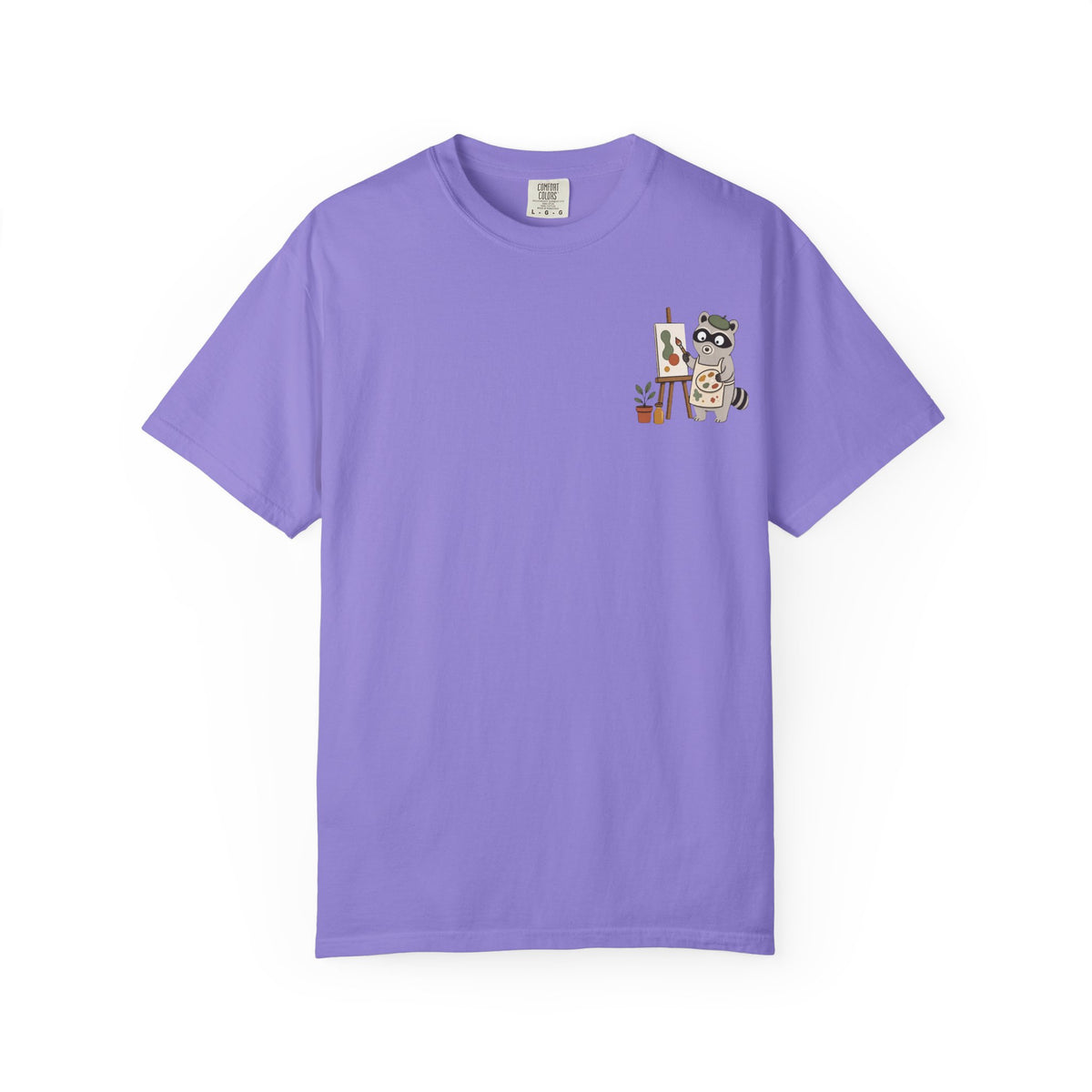 Professional Mess Maker T-Shirt — Cute Raccoon Artist Graphic Tee