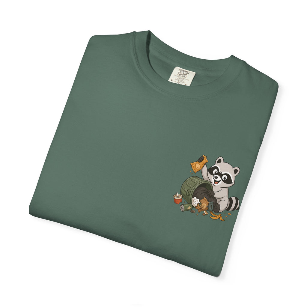 T-Shirt — "Certified Chaos Gremlin" Cute Raccoon Graphic Tee