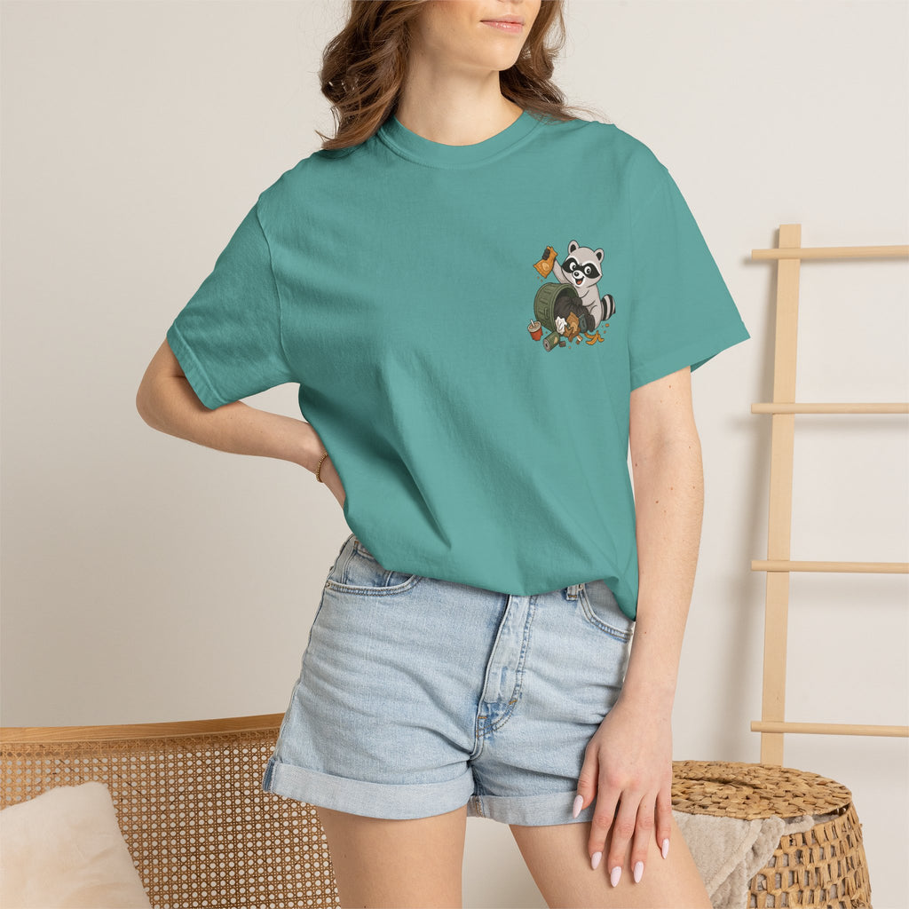 T-Shirt — "Certified Chaos Gremlin" Cute Raccoon Graphic Tee