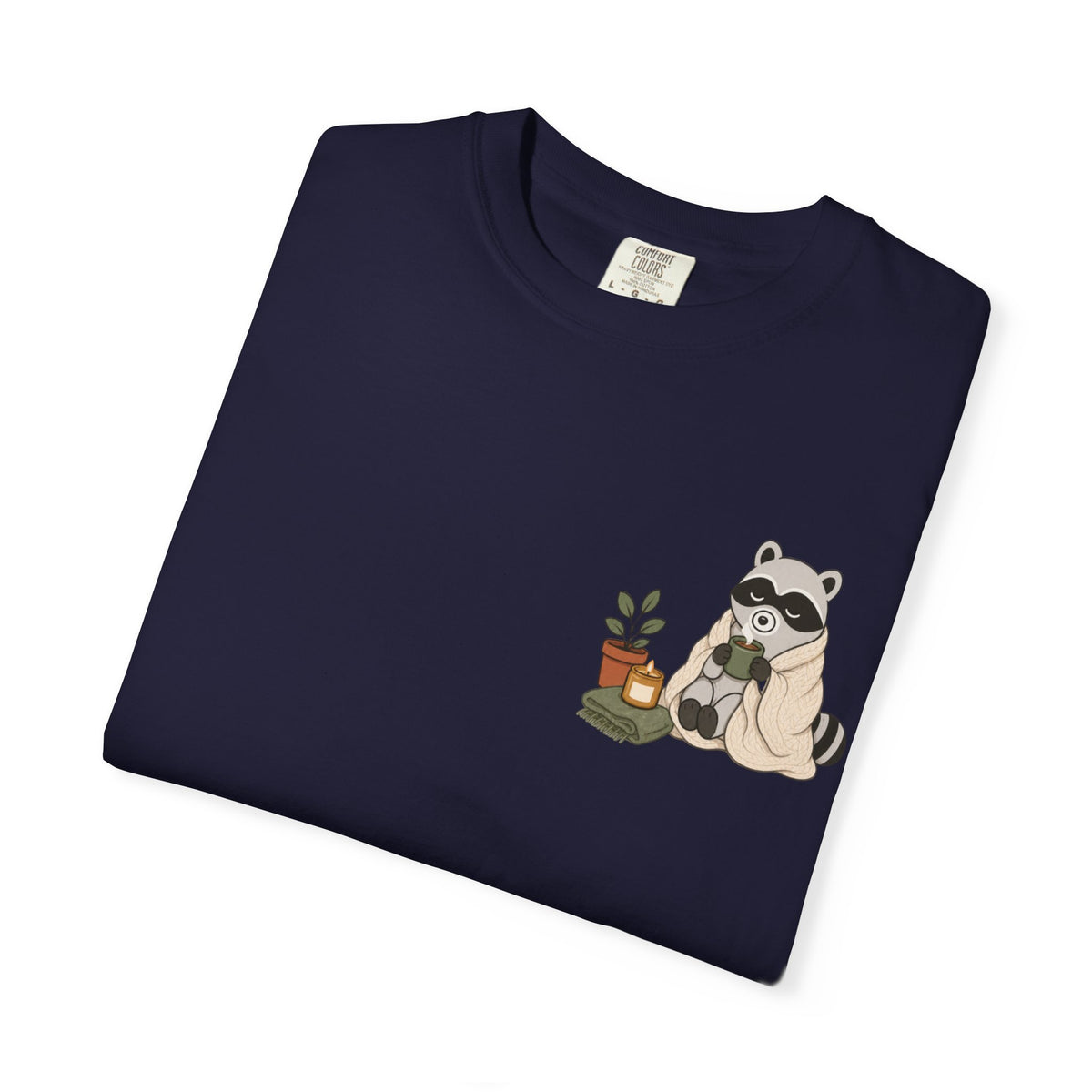Cozy Raccoon "Officially Unbothered" T-Shirt