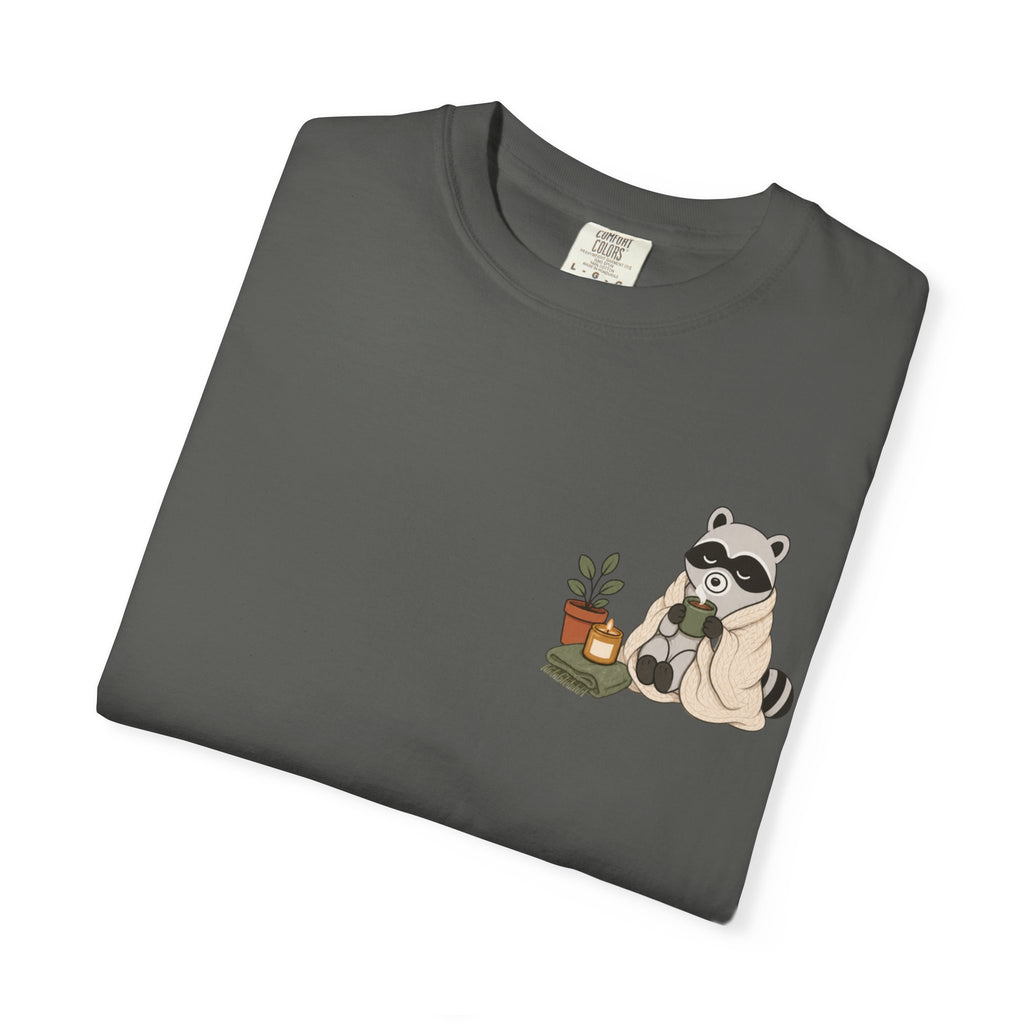 Cozy Raccoon "Officially Unbothered" T-Shirt
