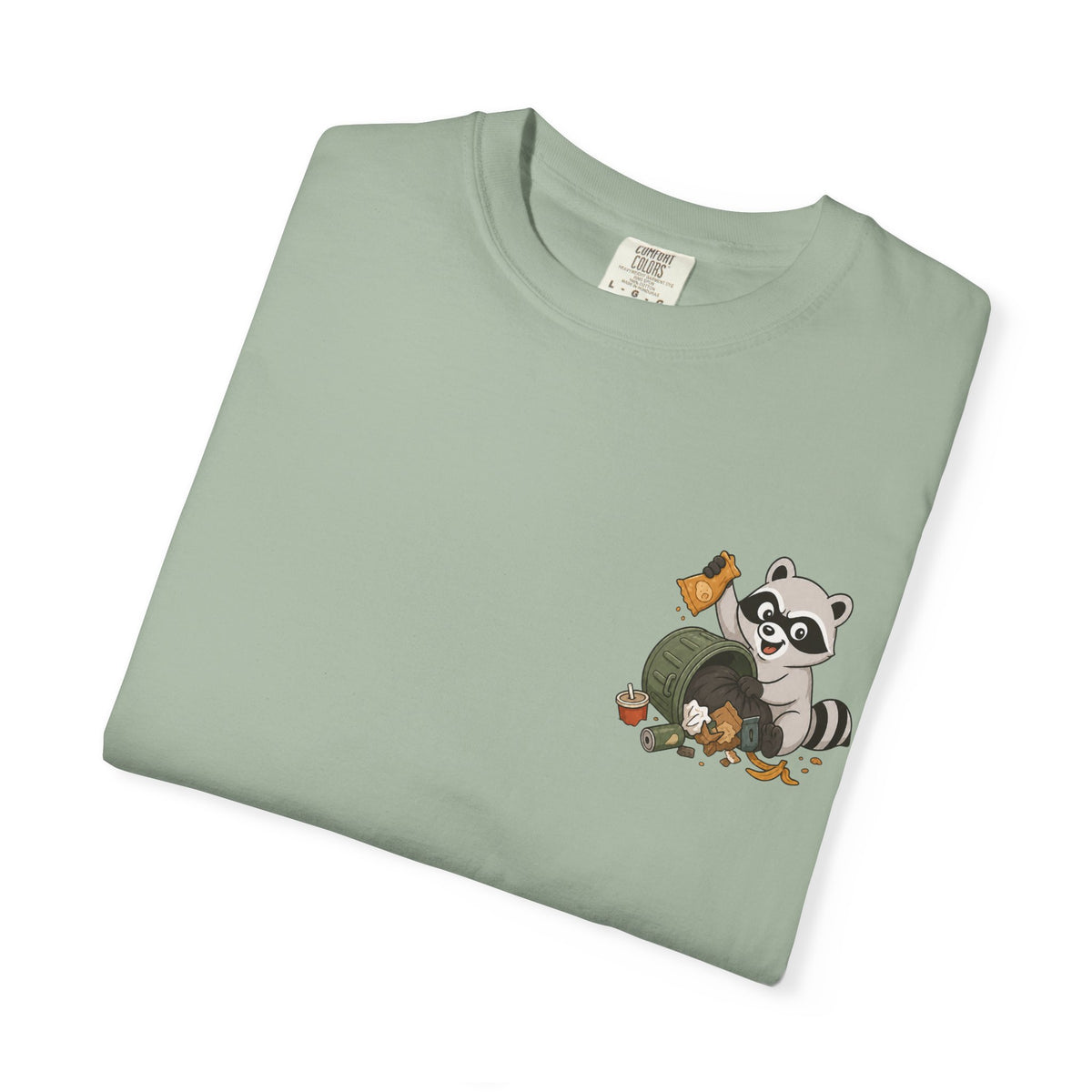 T-Shirt — "Certified Chaos Gremlin" Cute Raccoon Graphic Tee