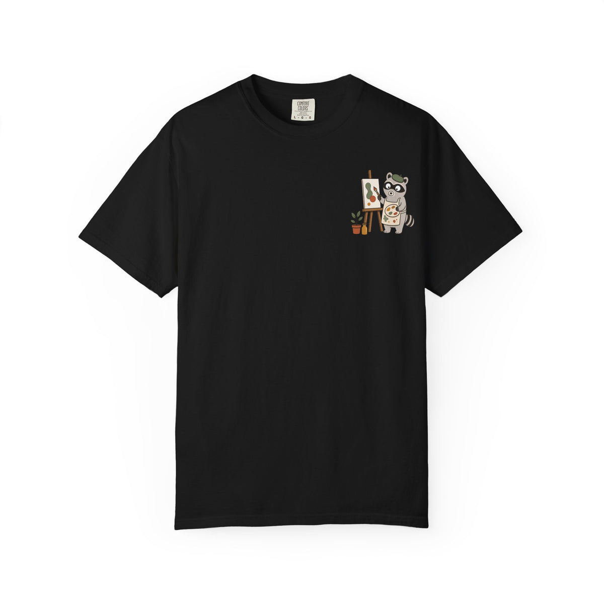 Professional Mess Maker T-Shirt — Cute Raccoon Artist Graphic Tee
