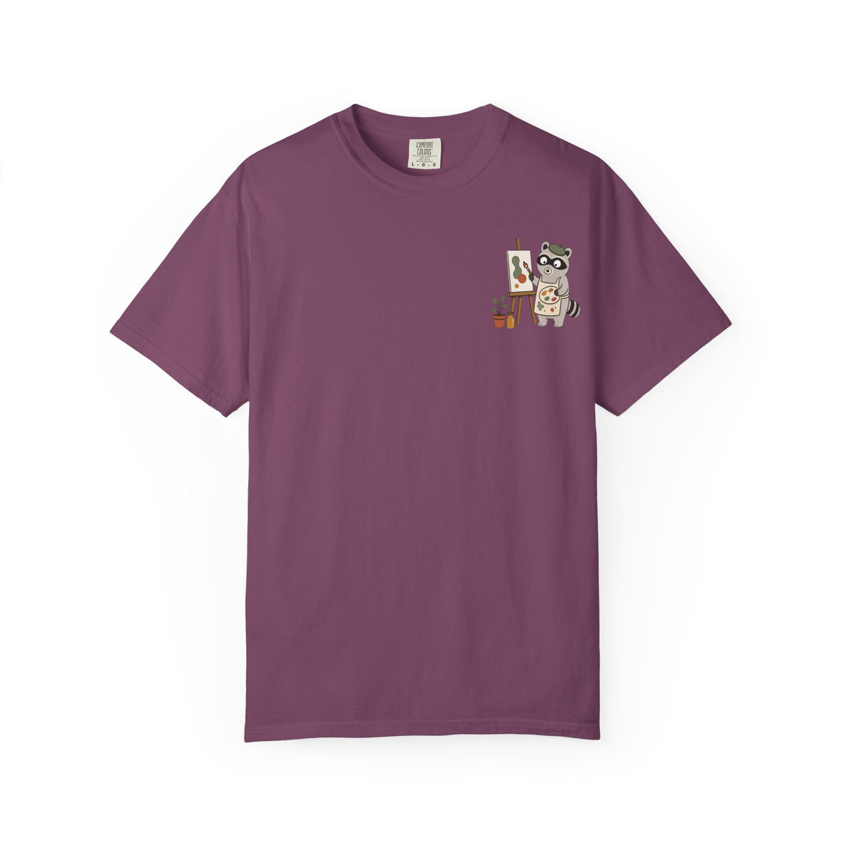 Professional Mess Maker T-Shirt — Cute Raccoon Artist Graphic Tee
