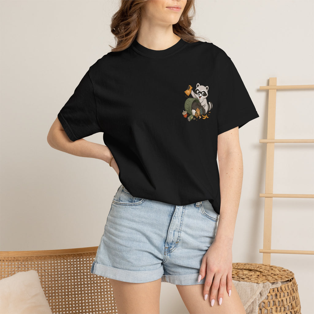 T-Shirt — "Certified Chaos Gremlin" Cute Raccoon Graphic Tee