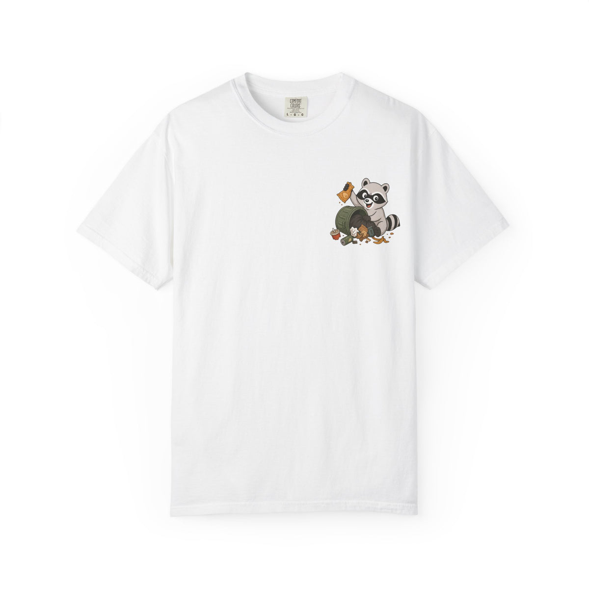 T-Shirt — "Certified Chaos Gremlin" Cute Raccoon Graphic Tee