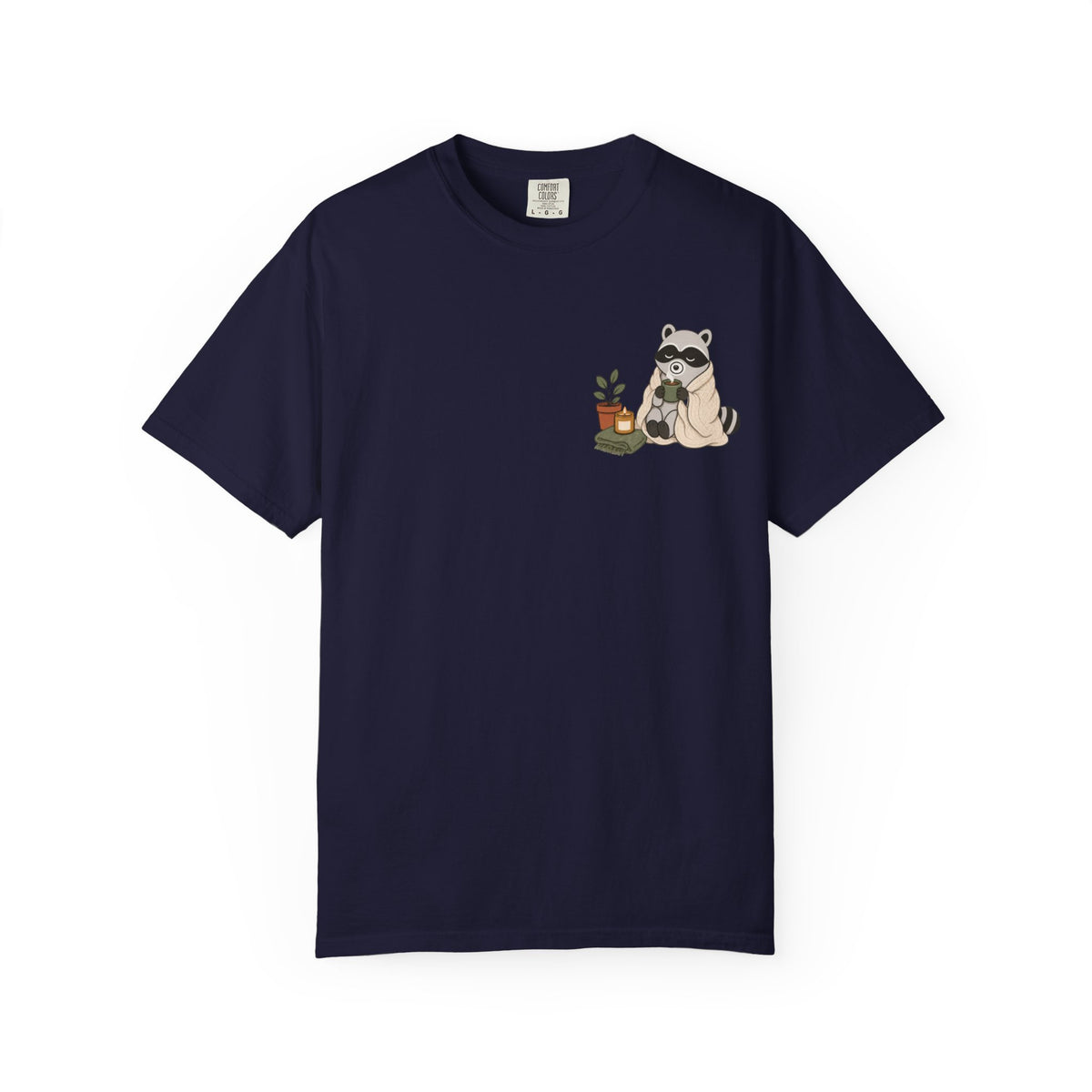 Cozy Raccoon "Officially Unbothered" T-Shirt