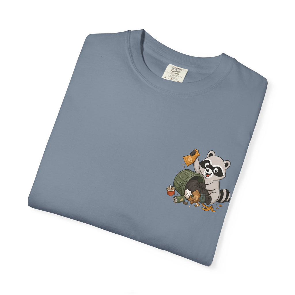 T-Shirt — "Certified Chaos Gremlin" Cute Raccoon Graphic Tee