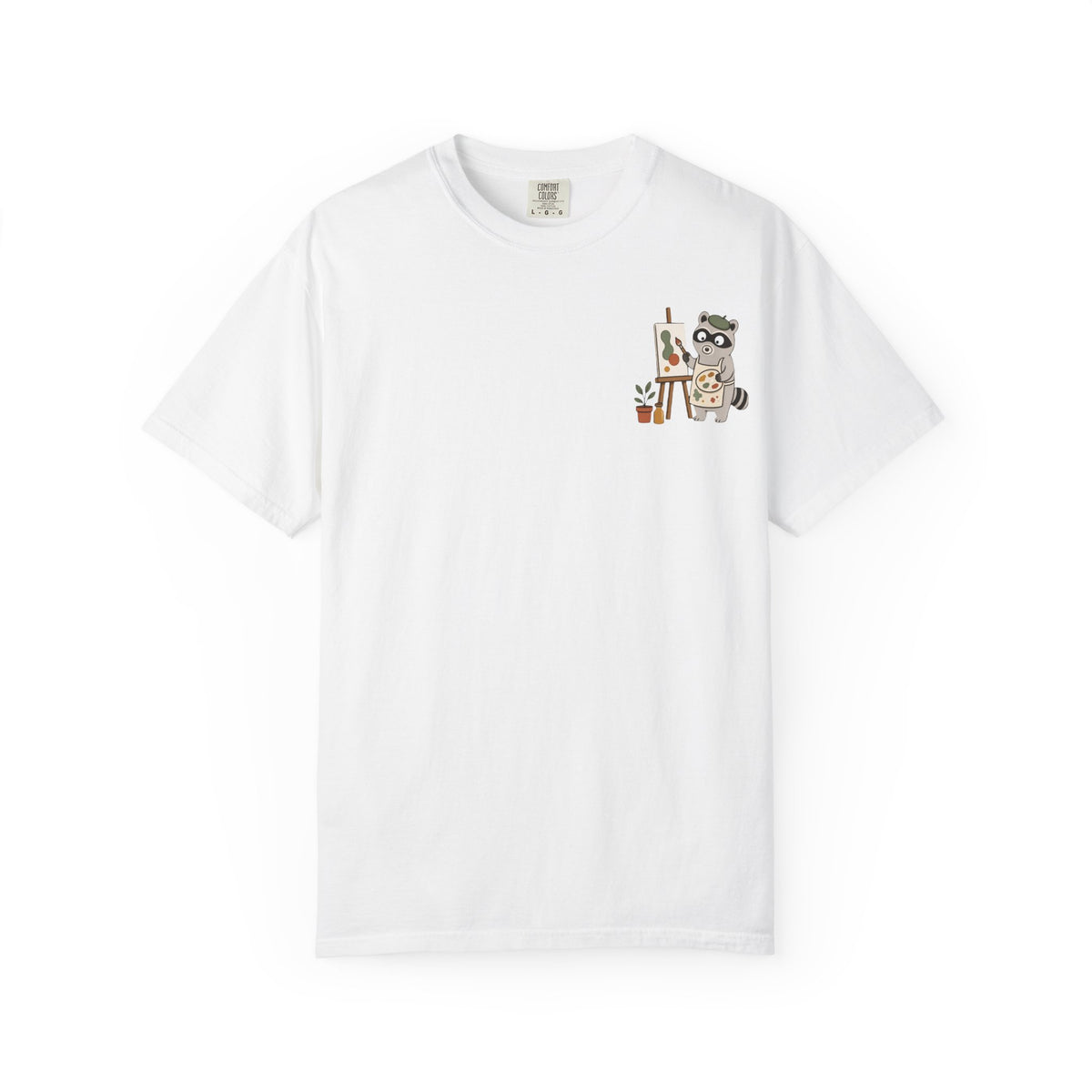 Professional Mess Maker T-Shirt — Cute Raccoon Artist Graphic Tee