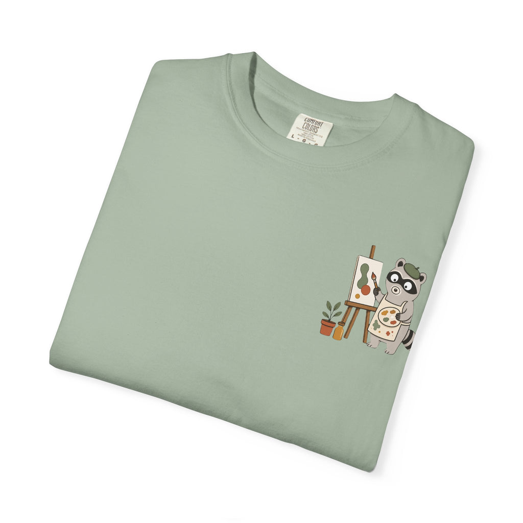 Professional Mess Maker T-Shirt — Cute Raccoon Artist Graphic Tee