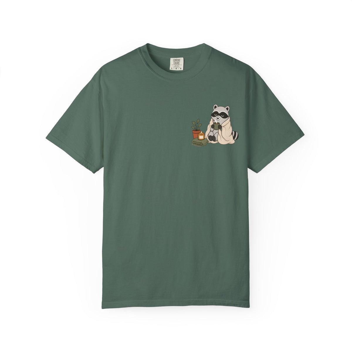 Cozy Raccoon "Officially Unbothered" T-Shirt