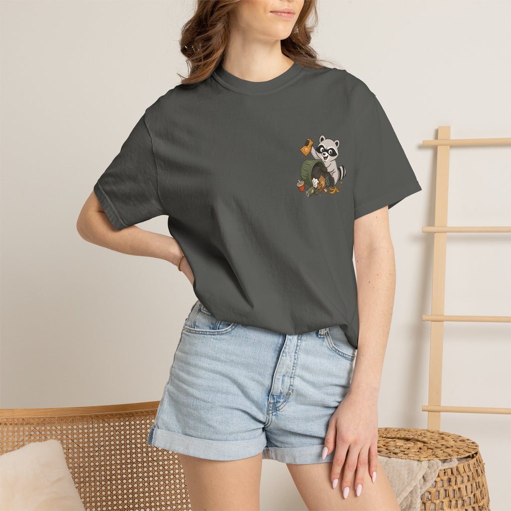 T-Shirt — "Certified Chaos Gremlin" Cute Raccoon Graphic Tee
